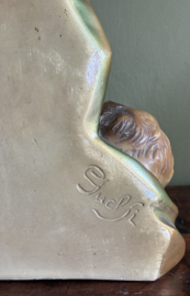 Borstbeeld van de Maagd Maria met het kindje Jezus