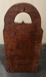 Antiek houten schooltas