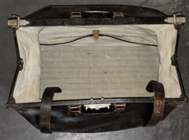 Antieke / Vintage Robuuste Bruin Leren Dokterstas (Gladstone model) – Eerste helft 20e eeuw
