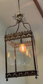 Imposante Antieke Bronzen Lantaarn – Franse Stijl