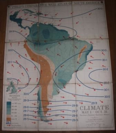 Landkaart South America Climate 1 may - oct 31