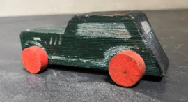 oude houten speelgoed auto