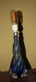 Kristal glazen Val Saint Lambert Lampvoet