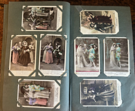 Prachtig Antiek Prentbriefkaartenalbum Belle Époque – 192x Onbeschreven Kaarten