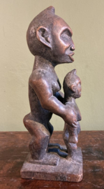 Prachtig Antiek Afrikaans Houten Beeld – Tribal Art Houtsnijwerk