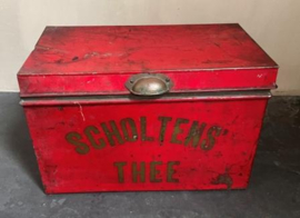 Oud blik "Scholtens Thee"