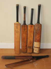 Diverse houten Cricket bat's