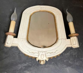 oud Kapspiegeltje met Kaarslampjes