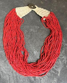 Antieke Rode Naga Ketting