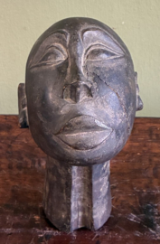 antiek  Afrikaans houten hoofdhonorarium (tribal art sculptuur)