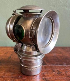 Antieke koperen koetslamp / fietslamp