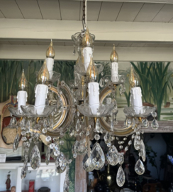 Prachtige Kristallen Maria Theresia Kroonluchter (12 lichtpunten)