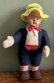 Vintage karakterpoppen uit de jaren 30 of vroege jaren 40