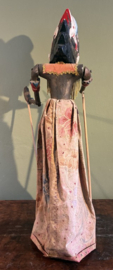 Prachtige Vintage Wayang Golek Pop – Indonesisch Javaans Houtsnijwerk