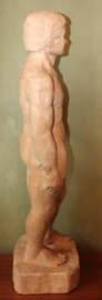 Groot uit hout gesneden Beeld