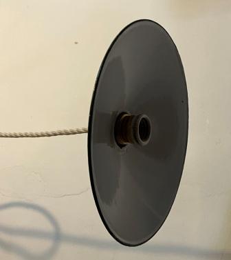 Vintage emaille Keukenlamp