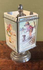 originele vintage carrousel-kaartenhouder