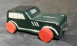 oude houten speelgoed auto