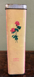 verzamelblik pin-up illustratie "Lady Fossil Face Powder"