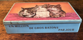 Vintage Chocoladeblik Chocolat Jacques – Met Schattige Katjes / Kittens