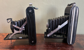 vintage balgcamera's: Coronet (Frans) & Agfa Billy (Duits) – Jaren '30/'40