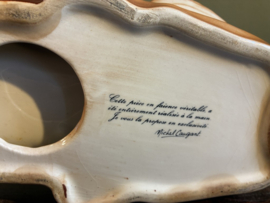 Zeldzame Vintage Michel Caugant Terrine Bizon – Handbeschilderd
