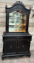 Prachtige antieke vitrinekast / buffetkast – Napoleon III stijl (Epe)