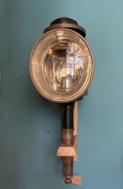 Antieke messing rijtuiglamp / koetslamp