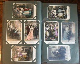 Prachtig Antiek Prentbriefkaartenalbum Belle Époque – 192x Onbeschreven Kaarten