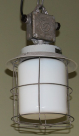 Kleine Industiele Draadglas lamp