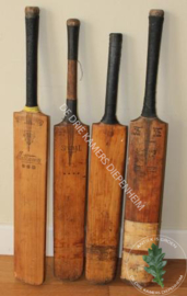 Diverse houten Cricket bat's