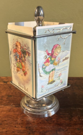 originele vintage carrousel-kaartenhouder