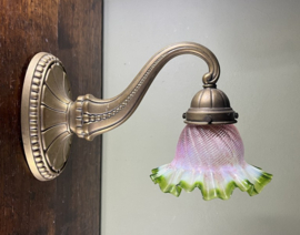 Vintage Art Nouveau zwanenhals tafellamp