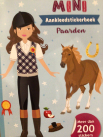 Aankleedstickerboek paarden