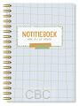 Notitieboek voor bij de preek (blauw) - Terdege