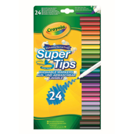Crayola - Viltstiften met superpunt, 24 st.