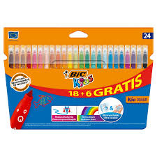 BIC Kids kid Couleur, 18+6 st.