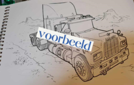 Vrachtwagens - kleurboek