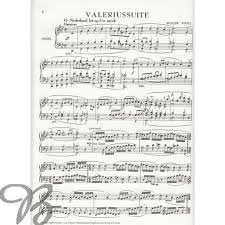 Vogel, Willem - Valeriussuite voor orgel (notenschrift)