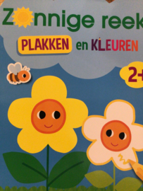 Zonnige reeks plakken en kleuren