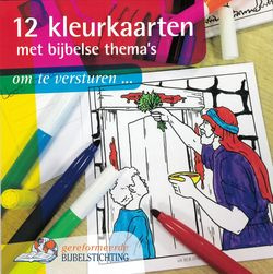 12 kleurkaarten met bijbelse thema 's deel 1