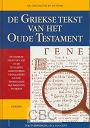 Fahner, Chr. & J. Poeder - De Griekse tekst van het Oude Testament; GENESIS