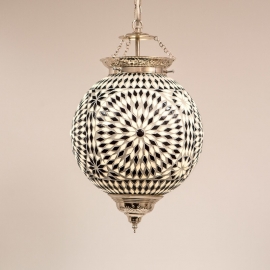 Pendant globe mosaic - 25 cm.