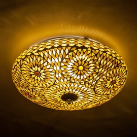 Orientalischen deckenlamp - durchmesser 38 cm.