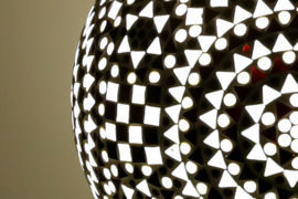 Oriental table lamp globe mosaic - 25 cm.