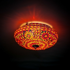 Orientalischen deckenlamp - durchmesser 25 cm.