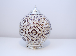 Oriental table lamp globe mosaic - 25 cm.