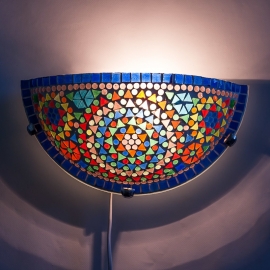 Oriental halve moon - wall light