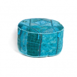 Oriental pouf patchwork