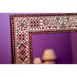 Oriental mosaic mirror